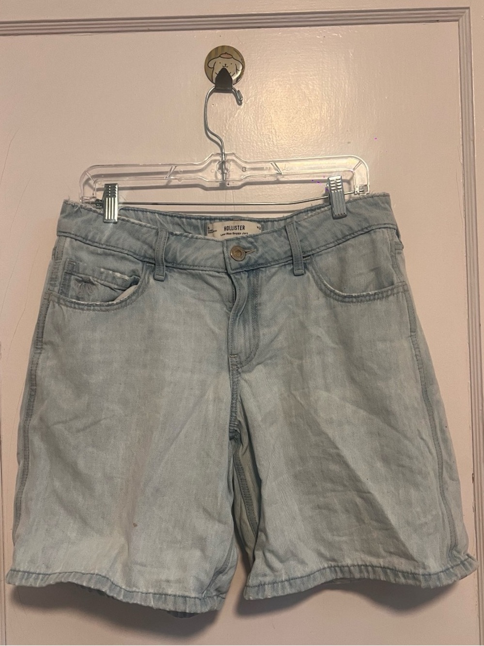 Hollister low rise baggy jorts shorts with bow feminine Size
28